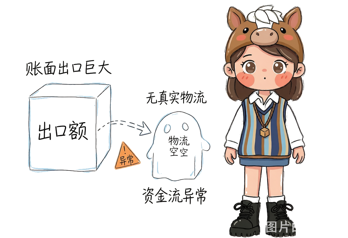 gimi：账面出口额巨大，但物流为空、资金流异常——业务真实性不足是最大风险