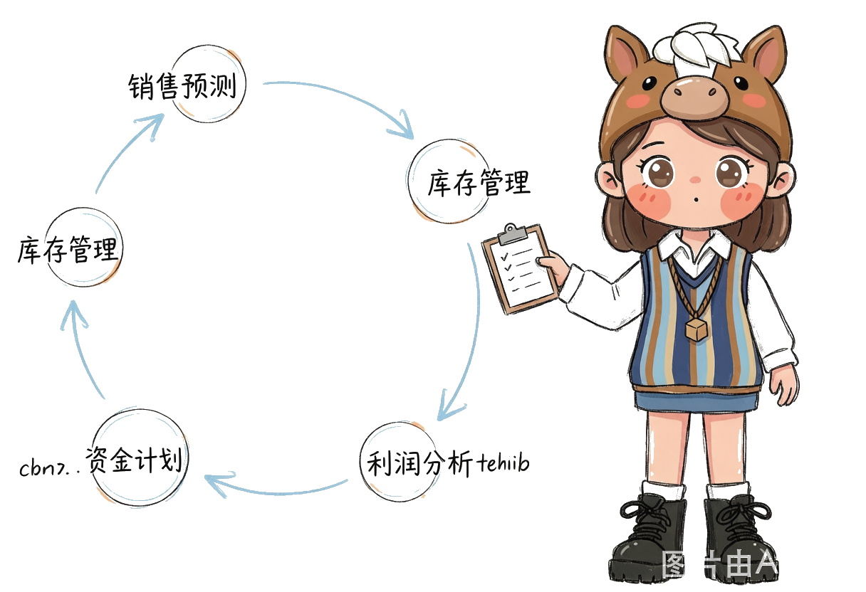 Gimi:四位一体经营体系——销售预测·库存管理·资金计划·利润分析闭环