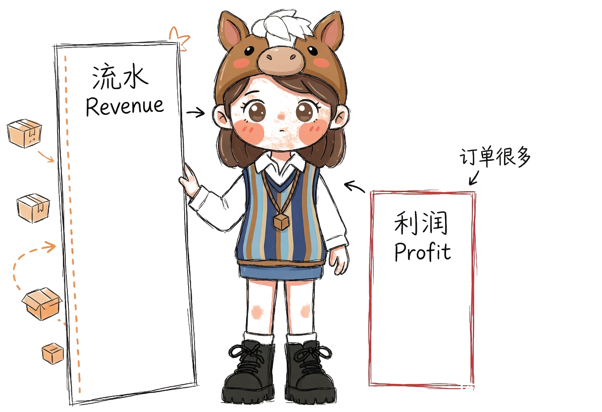 跨境电商老板看着后台订单喜人，财务一算利润却很薄——流水大不等于赚到钱