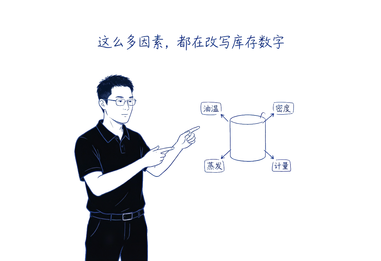 油温、密度、计量、蒸发……这么多因素，都在悄悄改写库存数字