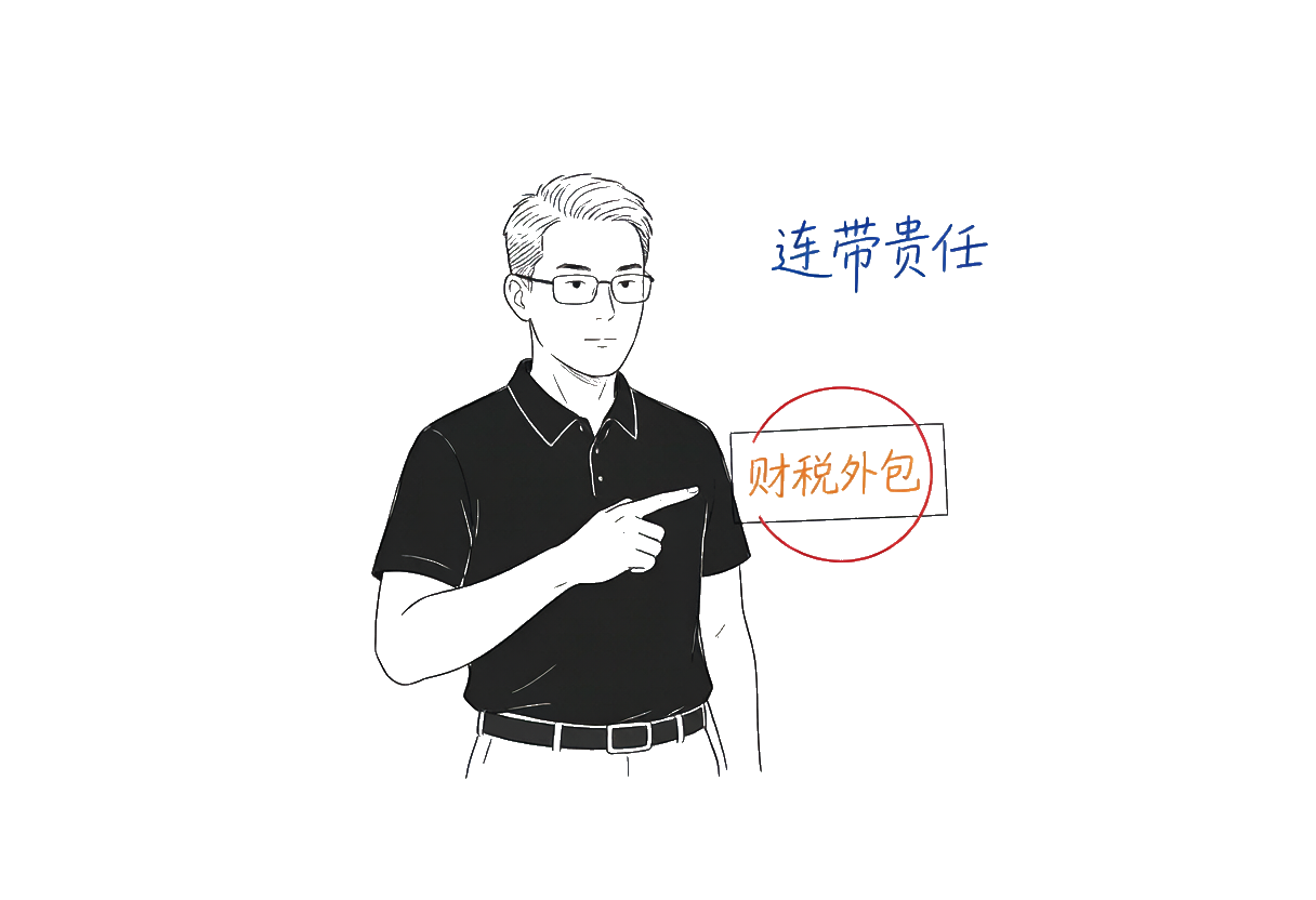 企业把账交给中介，中介反水做假账，客户连带