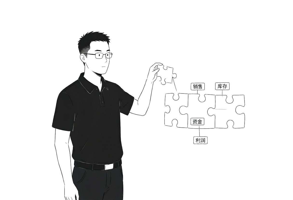 把销售、库存、资金、利润、客户拼成一张完整的图
