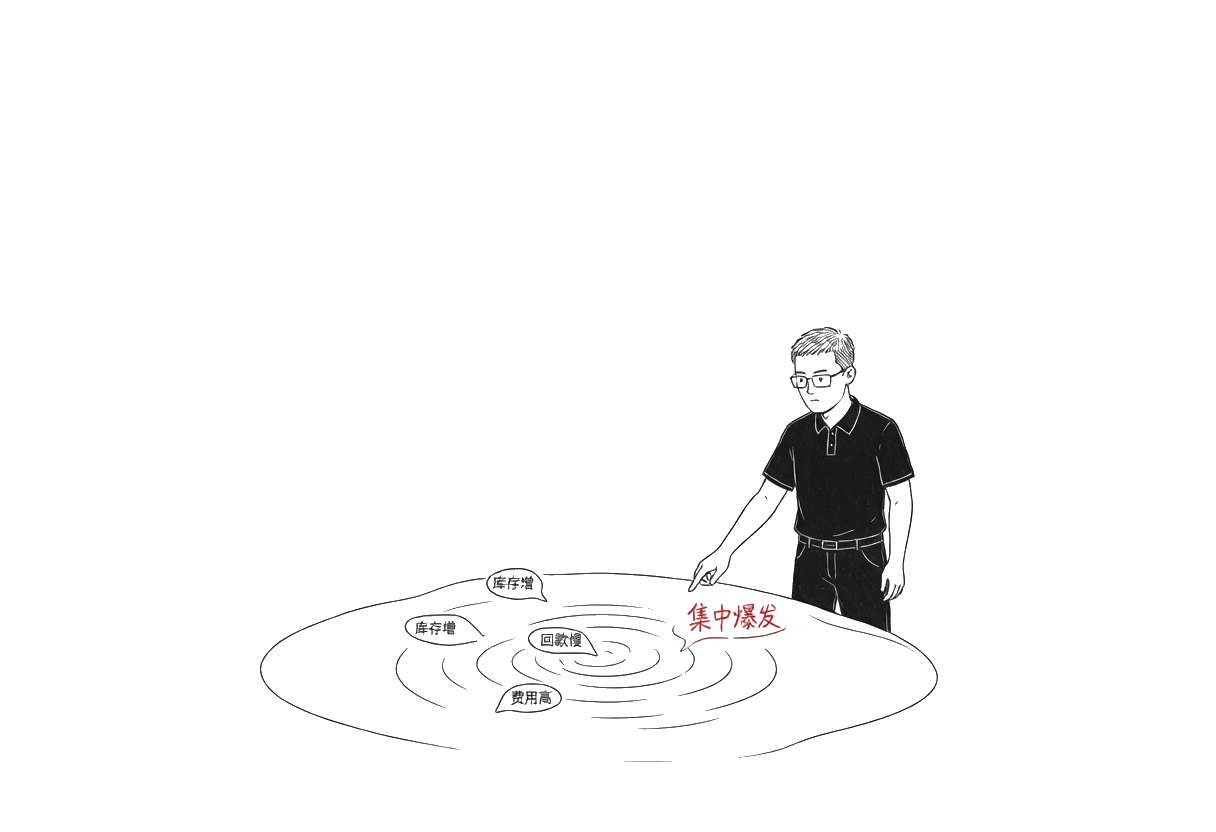 小问题叠加,最后集中爆发