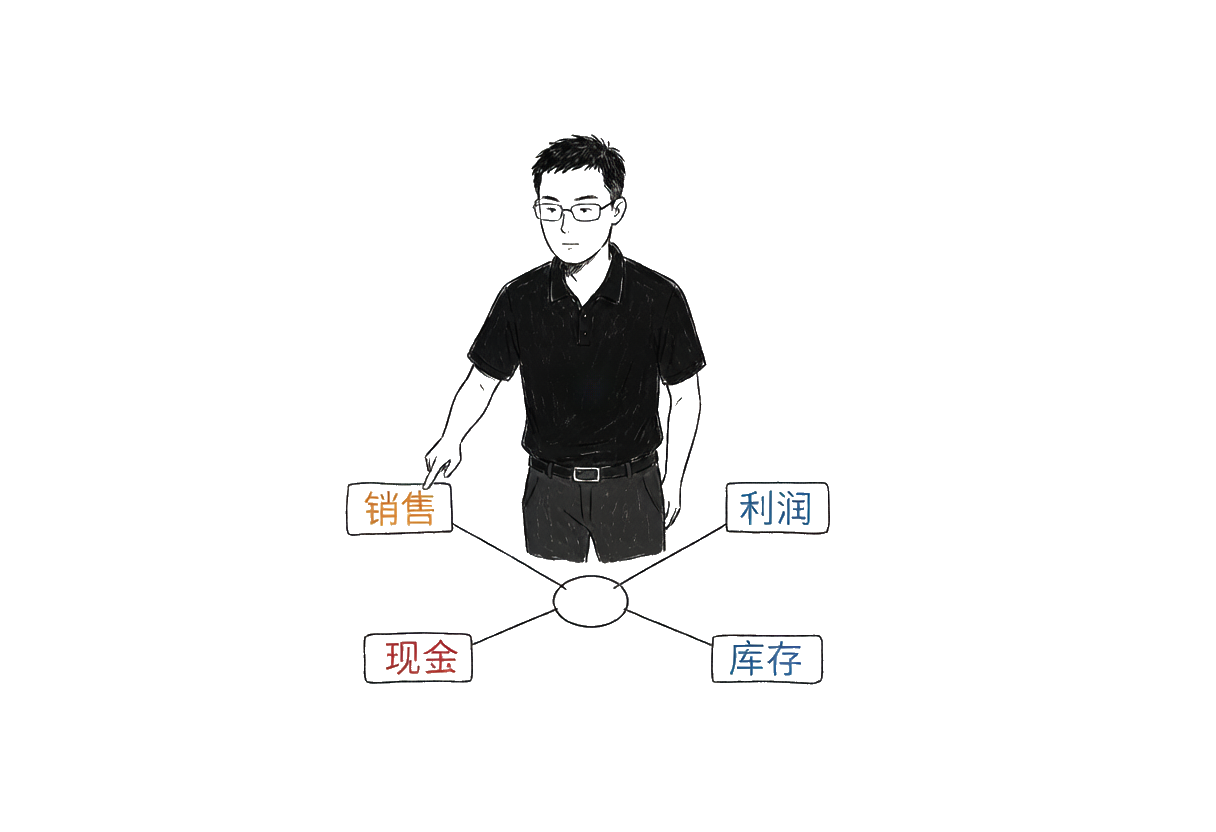 站在整体角度,看清销售、利润、库存、现金之间的关系