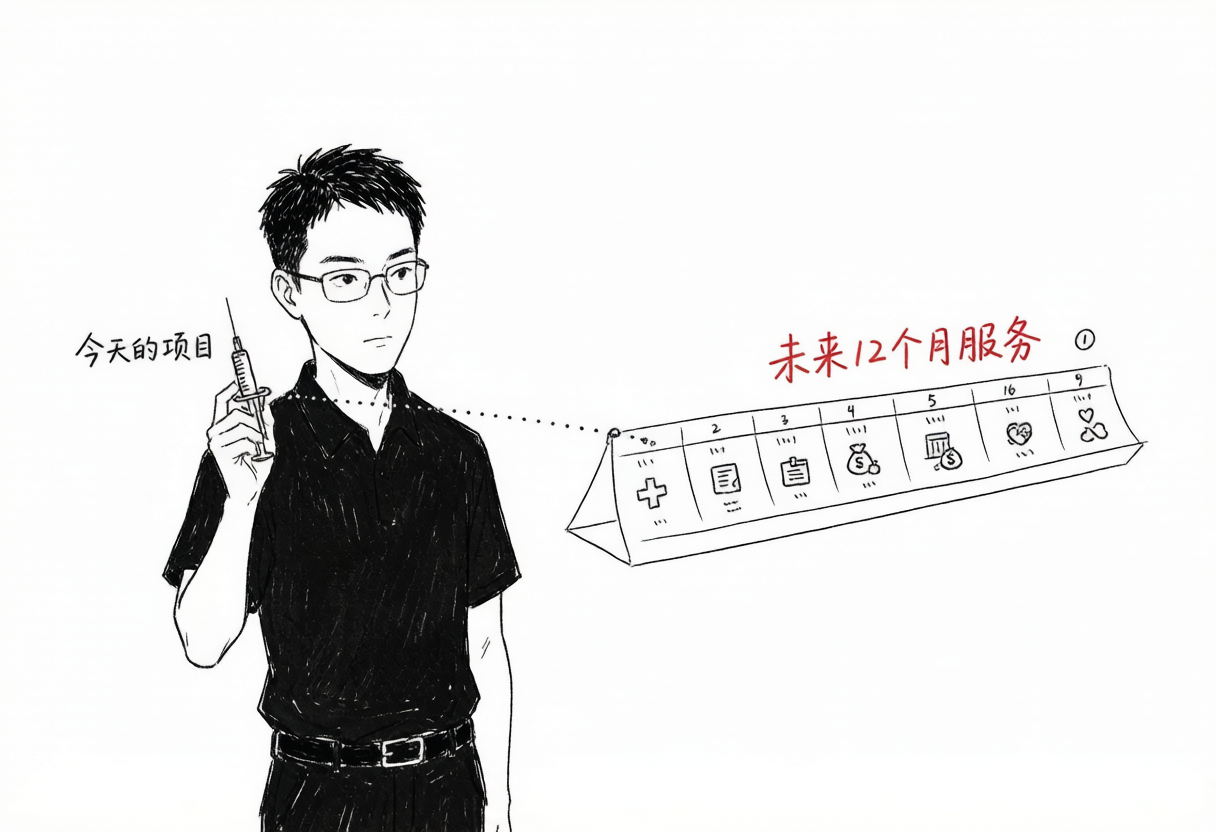卖的不是一个项目，是未来持续服务的能力