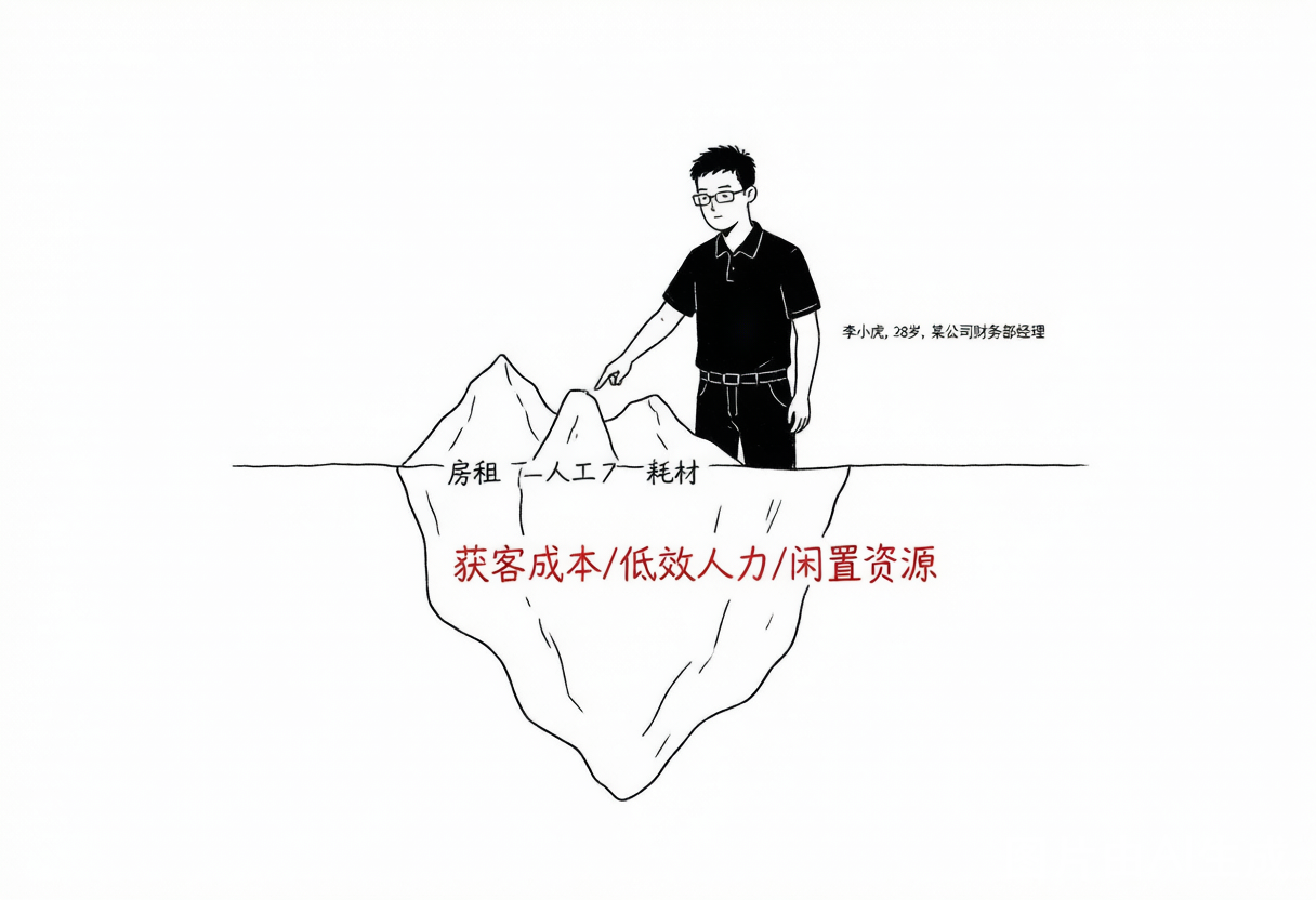 三大隐藏成本：获客、低效人力、闲置资源