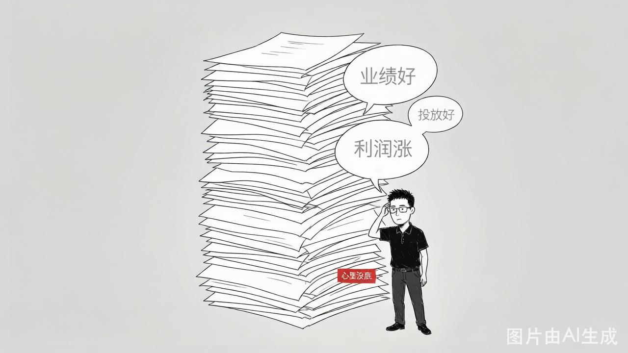 规模越大，报表和汇报越多，老板被困在纸堆里反而越没底