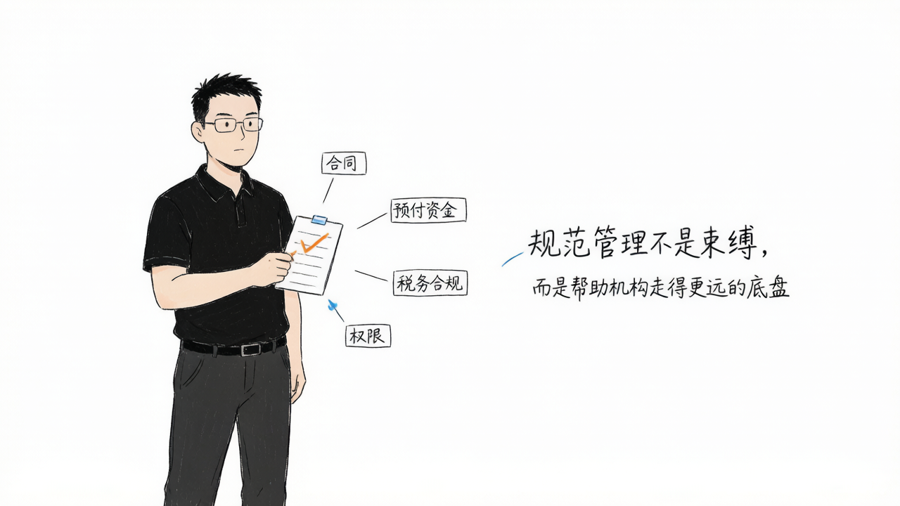 规范管理不是束缚，而是走得更远的底盘