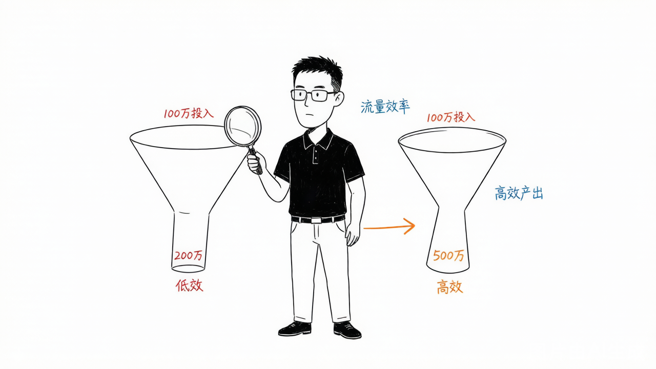 同样100万投入，后端经营能力决定产出差距